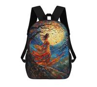 sinyumoney Mochilas De 17 Pulgadas Beautiful Girls Mochila Escolar Infantil Impresa En 3D Para Niños De Primaria Y Secundaria