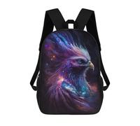 sinyumoney Mochilas De 17 Pulgadas Cosmic Eagle Art Print-1 Mochila Escolar Para Niños, Impresa En 3D Para Niños De Primaria Y Secundaria.