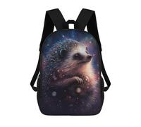 sinyumoney Mochilas De 17 Pulgadas Cosmic Hedgehog Art Print-12 Mochila Escolar Para Niños, Impresa En 3D Para Niños De Primaria Y Secundaria.