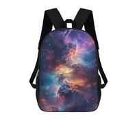 sinyumoney Mochilas De 17 Pulgadas Cosmic Nebula Wallpaper-1 Mochila Escolar Infantil Impresa En 3D Para Niños De Primaria Y Secundaria