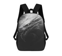 sinyumoney Mochilas De 17 Pulgadas Dragon Head Art Print -1 Mochila Escolar Infantil Impresa En 3D Para Niños De Primaria Y Secundaria
