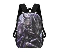 sinyumoney Mochilas De 17 Pulgadas Dragon Queen Armor Fantasy Artwork Mochila Escolar Para Niños, Impresa En 3D Para Niños De Primaria Y Secundaria.