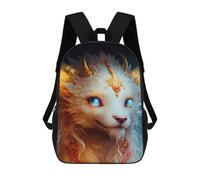 sinyumoney Mochilas De 17 Pulgadas Fantasy Creature Art Print-6 Mochila Escolar Infantil Impresa En 3D Para Niños De Primaria Y Secundaria
