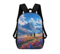 sinyumoney Mochilas De 17 Pulgadas Fantasy Mountain Journey Mochila Escolar Infantil Impresa En 3D Para Niños De Primaria Y Secundaria