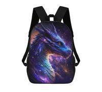 sinyumoney Mochilas De 17 Pulgadas Galactic Dragon Artwork-12 Mochila Escolar Para Niños, Impresa En 3D Para Niños De Primaria Y Secundaria.