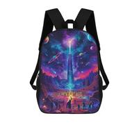 sinyumoney Mochilas De 17 Pulgadas Galactic Portal Activation Mochila Escolar Infantil Impresa En 3D Para Niños De Primaria Y Secundaria
