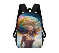 sinyumoney Mochilas De 17 Pulgadas Get Lost Mochila Escolar Para Niños, Impresa En 3D Para Niños De Primaria Y Secundaria.