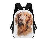 sinyumoney Mochilas De 17 Pulgadas Irish Setter Portrait Dog Mochila Escolar Para Niños, Impresa En 3D Para Niños De Primaria Y Secundaria.