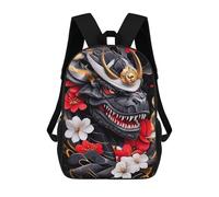 sinyumoney Mochilas De 17 Pulgadas Japanese T-rex Dragon Art Mochila Escolar Infantil Impresa En 3D Para Niños De Primaria Y Secundaria