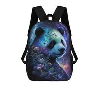 sinyumoney Mochilas De 17 Pulgadas Magical Panda with Flowers Mochila Escolar Infantil Impresa En 3D Para Niños De Primaria Y Secundaria