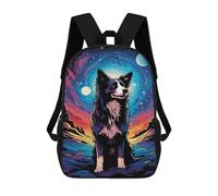 sinyumoney Mochilas De 17 Pulgadas Para Niños, Mochila Escolar Cosmic Canine Majesty-2 Mochila Escolar Impresa En 3D Para Niños De Primaria Y Secundaria
