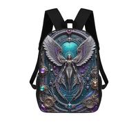 sinyumoney Mochilas De 17 Pulgadas Para Niños, Mochila Escolar Cosmos Guardian Angel Mochila Escolar Impresa En 3D Para Niños De Primaria Y Secundaria