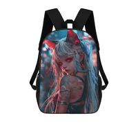 sinyumoney Mochilas De 17 Pulgadas Para Niños, Mochila Escolar Cute Cat Girl Mochila Escolar Impresa En 3D Para Niños De Primaria Y Secundaria
