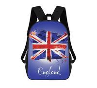 sinyumoney Mochilas De 17 Pulgadas Para Niños, Mochila Escolar England Flag Mochila Escolar Impresa En 3D Para Niños De Primaria Y Secundaria