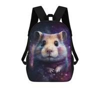 sinyumoney Mochilas De 17 Pulgadas Para Niños, Mochila Escolar Galactic Hamster Art Print -1 Mochila Escolar Impresa En 3D Para Niños De Primaria Y Secundaria