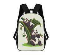 sinyumoney Mochilas De 17 Pulgadas Para Niños, Mochila Escolar Lazy Pandas Mochila Escolar Impresa En 3D Para Niños De Primaria Y Secundaria