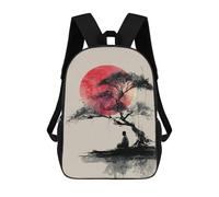 sinyumoney Mochilas De 17 Pulgadas Para Niños, Mochila Escolar Serene Zen Garden Scene Mochila Escolar Impresa En 3D Para Niños De Primaria Y Secundaria