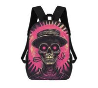 sinyumoney Mochilas De 17 Pulgadas Para Niños, Mochila Escolar Steampunk Skull Art Print -1 Mochila Escolar Impresa En 3D Para Niños De Primaria Y Secundaria