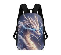 sinyumoney Mochilas De 17 Pulgadas Para Niños, Mochila Escolar White Dragon with Blue Eyes Mochila Escolar Impresa En 3D Para Niños De Primaria Y Secundaria