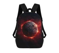 sinyumoney Mochilas De 17 Pulgadas Planet with Asteroid Mochila Escolar Infantil Impresa En 3D Para Niños De Primaria Y Secundaria