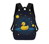 sinyumoney Mochilas De 17 Pulgadas Space Duck Goose Mochila Escolar Infantil Impresa En 3D Para Niños De Primaria Y Secundaria