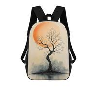 sinyumoney Mochilas De 17 Pulgadas Tree Standing Tall Against Sunset Wabi Sabi Art Mochila Escolar Infantil Impresa En 3D Para Niños De Primaria Y Secundaria
