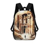 sinyumoney Mochilas De Día Para Niños Con Impresión 3D, Mochila Informal, Mochila De Gran Capacidad, Mochila De Viaje Para Portátil, Bolso Para Libros 17inch