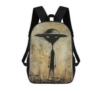 sinyumoney Mochilas De Viaje Lindas Impresas En 3D Alien Art LV Mochila Escolar Para Niños, Mochila Informal Para Exteriores, Mochilas De Moda Informales Para Niños Para Niñas 17inch