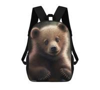 sinyumoney Mochilas De Viaje Lindas Impresas En 3D Baby Bear Cute Mochila Escolar Para Niños, Mochila Informal Para Exteriores, Mochilas De Moda Informales Para Niños Para Niñas 17inch