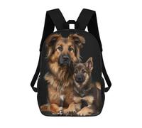 sinyumoney Mochilas De Viaje Lindas Impresas En 3D Dog Pet Animal Family Mochila Escolar Para Niños, Mochila Informal Para Exteriores, Mochilas De Moda Informales Para Niños Para Niñas 17inch