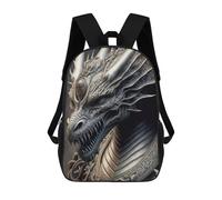 sinyumoney Mochilas De Viaje Lindas Impresas En 3D Dragon Head Sculpture Mochila Escolar Para Niños, Mochila Informal Para Exteriores, Mochilas De Moda Informales Para Niños Para Niñas 17inch