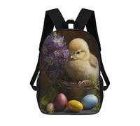 sinyumoney Mochilas De Viaje Lindas Impresas En 3D Easter Mochila Escolar Para Niños, Mochila Informal Para Exteriores, Mochilas De Moda Informales Para Niños Para Niñas 17inch