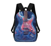 sinyumoney Mochilas De Viaje Lindas Impresas En 3D Electric Guitar Abstract Art Mochila Escolar Para Niños, Mochila Informal Para Exteriores, Mochilas De Moda Informales Para Niños Para Niñas 17inch
