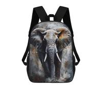 sinyumoney Mochilas De Viaje Lindas Impresas En 3D Elephant Majesty Painting Mochila Escolar Para Niños, Mochila Informal Para Exteriores, Mochilas De Moda Informales Para Niños Para Niñas 17inch