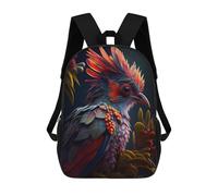 sinyumoney Mochilas De Viaje Lindas Impresas En 3D Fantasy Feathered Creature Mochila Escolar Para Niños, Mochila Informal Para Exteriores, Mochilas De Moda Informales Para Niños Para Niñas 17inch