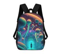 sinyumoney Mochilas De Viaje Lindas Impresas En 3D Fantasy Mushroom Tunnel Mochila Escolar Para Niños, Mochila Informal Para Exteriores, Mochilas De Moda Informales Para Niños Para Niñas 17inch