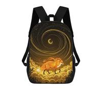 sinyumoney Mochilas De Viaje Lindas Impresas En 3D Fox in Dreamy Night Landscape Mochila Escolar Para Niños, Mochila Informal Para Exteriores, Mochilas De Moda Informales Para Niños Para Niñas 17inch
