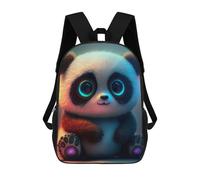 sinyumoney Mochilas De Viaje Lindas Impresas En 3D Glowing Panda Cub Mochila Escolar Para Niños, Mochila Informal Para Exteriores, Mochilas De Moda Informales Para Niños Para Niñas 17inch