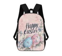 sinyumoney Mochilas De Viaje Lindas Impresas En 3D Happy Easter Greetings Mochila Escolar Para Niños, Mochila Informal Para Exteriores, Mochilas De Moda Informales Para Niños Para Niñas 17inch