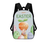 sinyumoney Mochilas De Viaje Lindas Impresas En 3D Happy Easter Mochila Escolar Para Niños, Mochila Informal Para Exteriores, Mochilas De Moda Informales Para Niños Para Niñas 17inch