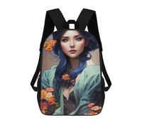 sinyumoney Mochilas De Viaje Lindas Impresas En 3D Lady Mochila Escolar Para Niños, Mochila Informal Para Exteriores, Mochilas De Moda Informales Para Niños Para Niñas 17inch