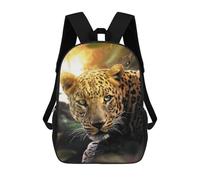 sinyumoney Mochilas De Viaje Lindas Impresas En 3D Leopard And Butterfly Mochila Escolar Para Niños, Mochila Informal Para Exteriores, Mochilas De Moda Informales Para Niños Para Niñas 17inch