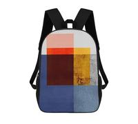 sinyumoney Mochilas De Viaje Lindas Impresas En 3D Modern Textures 05 Mochila Escolar Para Niños, Mochila Informal Para Exteriores, Mochilas De Moda Informales Para Niños Para Niñas 17inch