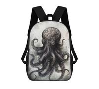 sinyumoney Mochilas De Viaje Lindas Impresas En 3D Octopus Beauty Watercolor Mochila Escolar Para Niños, Mochila Informal Para Exteriores, Mochilas De Moda Informales Para Niños Para Niñas 17inch