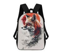 sinyumoney Mochilas De Viaje Lindas Impresas En 3D Red Fox Japan Mochila Escolar Para Niños, Mochila Informal Para Exteriores, Mochilas De Moda Informales Para Niños Para Niñas 17inch