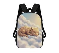 sinyumoney Mochilas De Viaje Lindas Impresas En 3D Sleeping Dragon Cub on Clouds Mochila Escolar Para Niños, Mochila Informal Para Exteriores, Mochilas De Moda Informales Para Niños Para Niñas 17inch