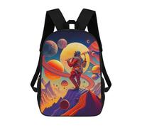 sinyumoney Mochilas De Viaje Lindas Impresas En 3D Space Musician -1 Mochila Escolar Para Niños, Mochila Informal Para Exteriores, Mochilas De Moda Informales Para Niños Para Niñas 17inch