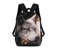 sinyumoney Mochilas De Viaje Lindas Impresas En 3D The Big Bad Wolf Mochila Escolar Para Niños, Mochila Informal Para Exteriores, Mochilas De Moda Informales Para Niños Para Niñas 17inch