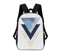 sinyumoney Mochilas De Viaje Lindas Impresas En 3D Three Triangles I Mochila Escolar Para Niños, Mochila Informal Para Exteriores, Mochilas De Moda Informales Para Niños Para Niñas 17inch