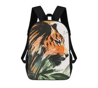 sinyumoney Mochilas De Viaje Lindas Impresas En 3D Tiger in Jungle Mochila Escolar Para Niños, Mochila Informal Para Exteriores, Mochilas De Moda Informales Para Niños Para Niñas 17inch